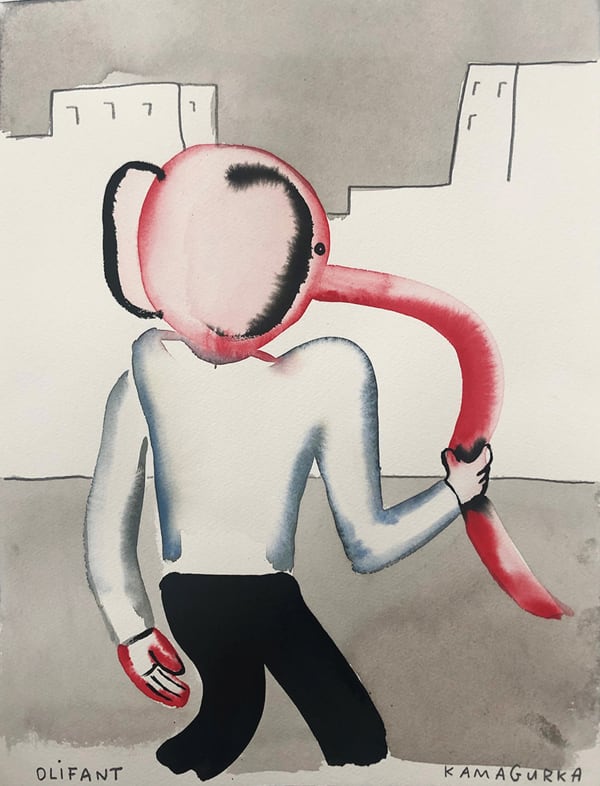 KAMAGURKA, OLIFANT