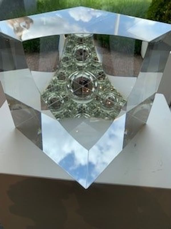 ANDREJ JAKAB, CUBE NR 062208 (clear optical glass/one lense)