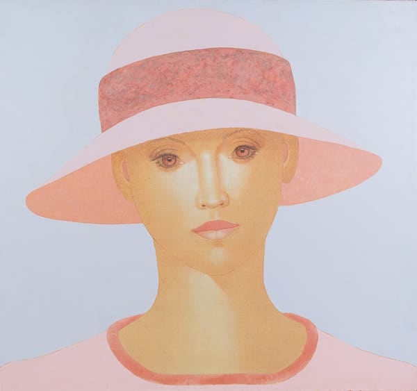 HEINZ RABBOW, WOMAN WITH BEAUTIFUL HATBAND