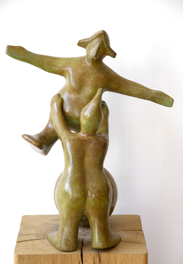 LE MAGHIEN, Circus (face to face) bruin/groen