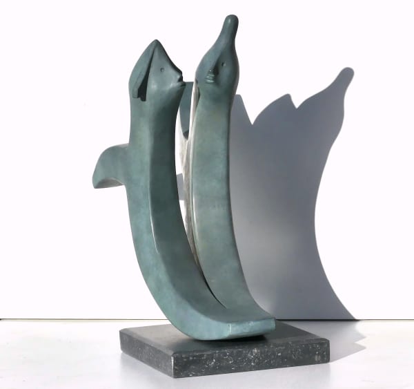 LE MAGHIEN, BRONS Flying together bigger 1/8 (armen samen achter)