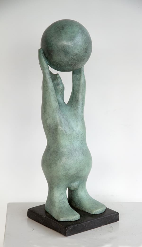 LE MAGHIEN, Maghiër lot in zijn handen (wit/grijs) 1/8