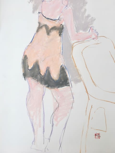 Freeman W. Butts, Untitled Studio Artwork by Freeman W. Butts (1928-1998)