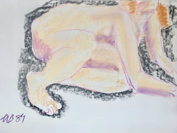 Freeman W. Butts, Untitled Studio Artwork by Freeman W. Butts (1928-1998)