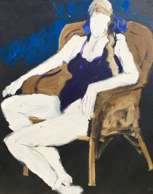 Freeman W. Butts, Woman in a Chair, 1989