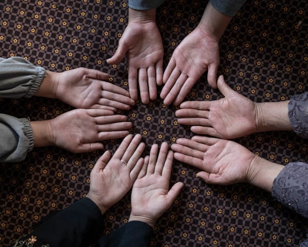 Johanna-Maria Fritz, The hands of the Rezai family, 2021