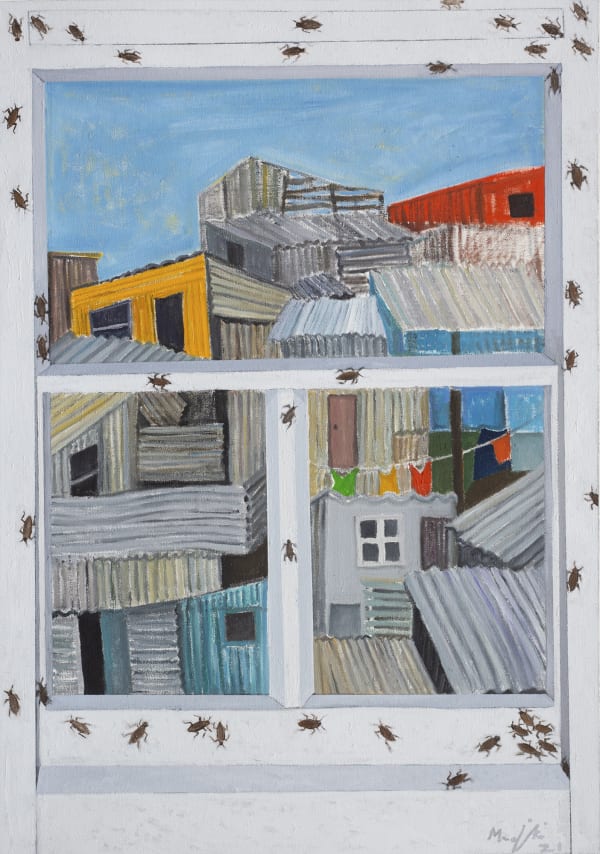 Richard Mudariki, "living conditions were harsch" (work 11), 2021