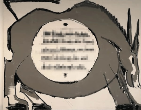 Benni Kakert, Esel Nr.3 (zensiert), 2021