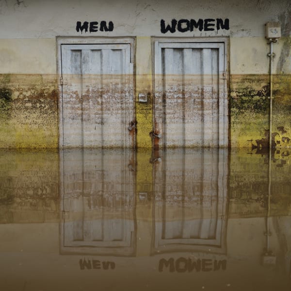 Gideon Mendel, Greater Evangelical World Crusade Church toilet block; Bayelsa State, Nigeria, 2022