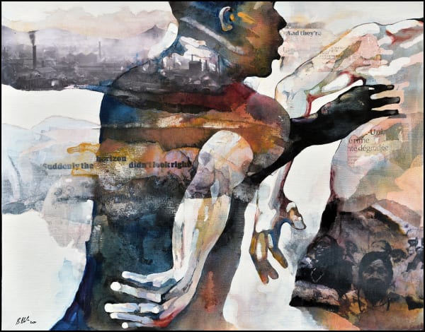 Bruce Clarke, Suddenly the horizon, 2020