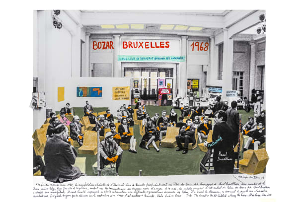 Marcelo Brodsky, MARCEL BROODTHAERS, BOZAR, BRUXELLES 1968, 2017
