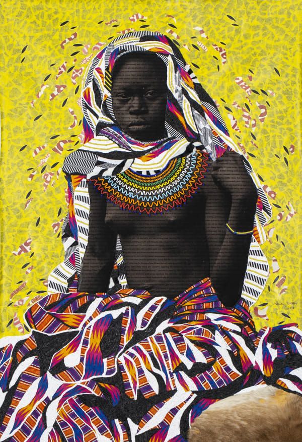 Marion Boehm, ZULU BEADED LACE, 2019