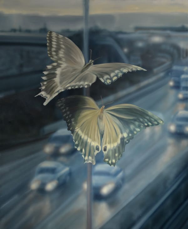 Tom Solty, A scene from the bridge, 2023