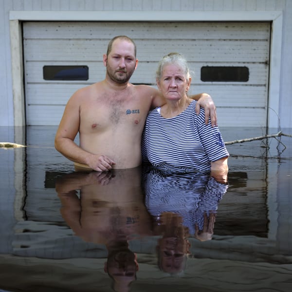 Gideon Mendel, TERRENCE MCKEEN WITH HIS MOTHER, GLORIA, 2017
