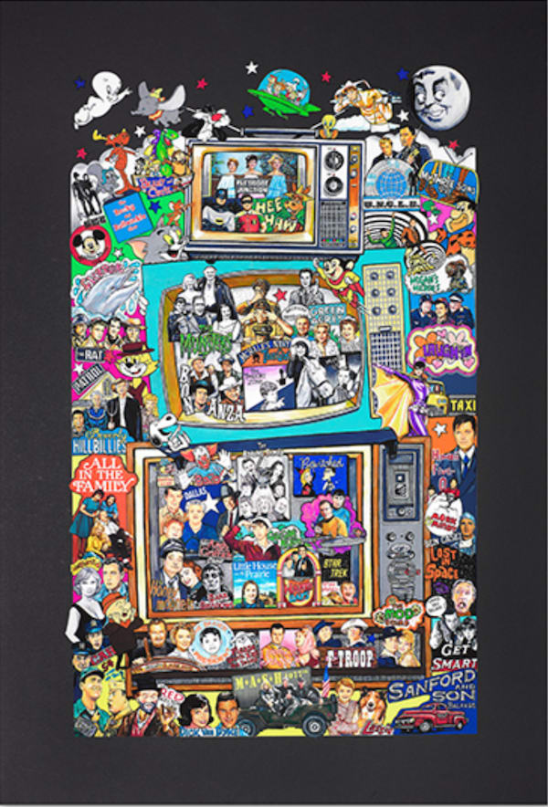 Timeless memories of TV black