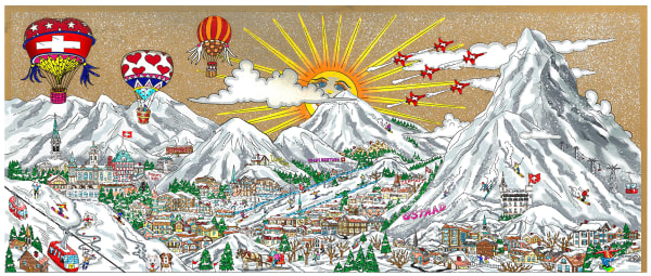 Winter Wonderland in the Swiss Alps