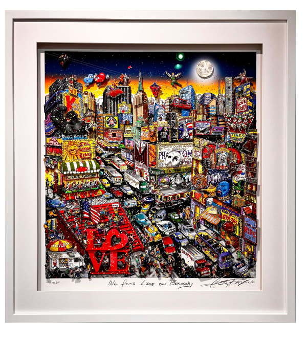 Charles Fazzino, We found love on Broadway, 2023