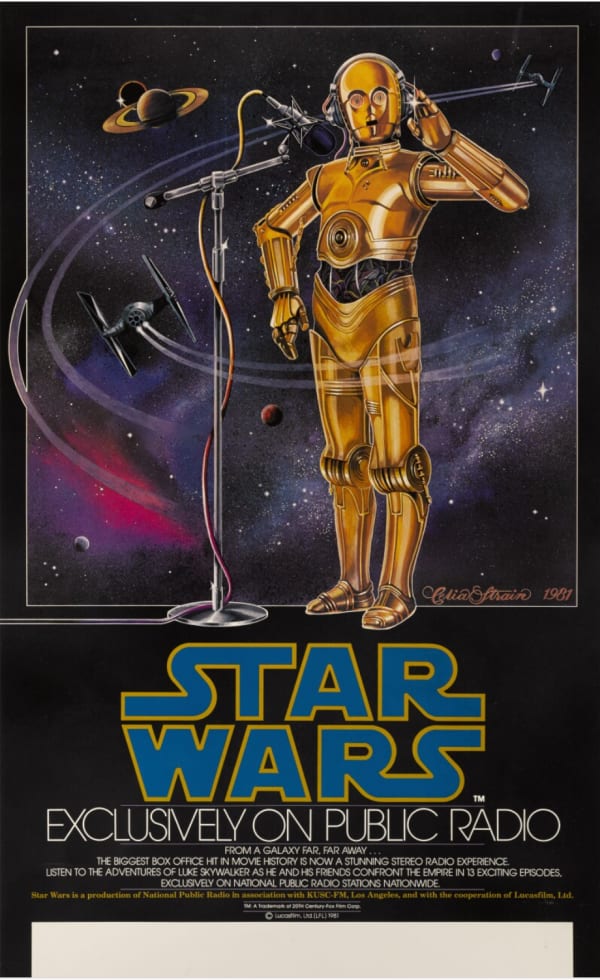 Celia Strain, Star Wars Radio Broadcast Poster