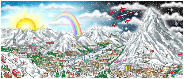 Winter Wonderland in the Swiss Alps