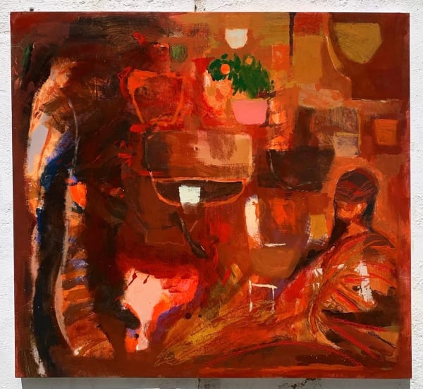 Fergus Polglase, Pot Sellers (Terracotta), 2024