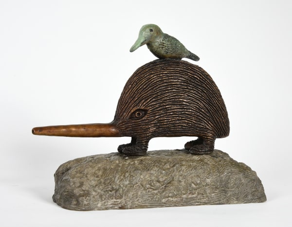 Dean Bowen, Echidna with Bird, 2018