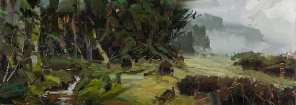 Clifford How, Boundary – Waterfall Valley (Study), 2022