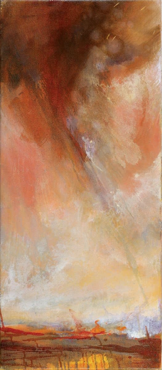 Danelle Bergstrom, Fire in the Sky I, 2010