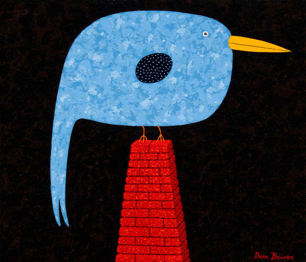 Dean Bowen, Long Tailed Bluebird, 2023