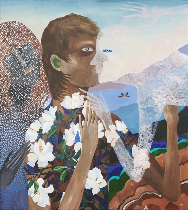 Leah Fraser, I see you, the same eyes reflect a universe inside, 2024