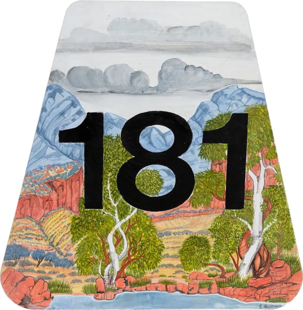 Iltja Ntjarra Many Hands, Selma Coulthard Nunay – 181 Road Sign, 2021