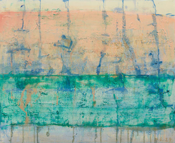 Kate Dorrough, Blue Lines of a River, 2024