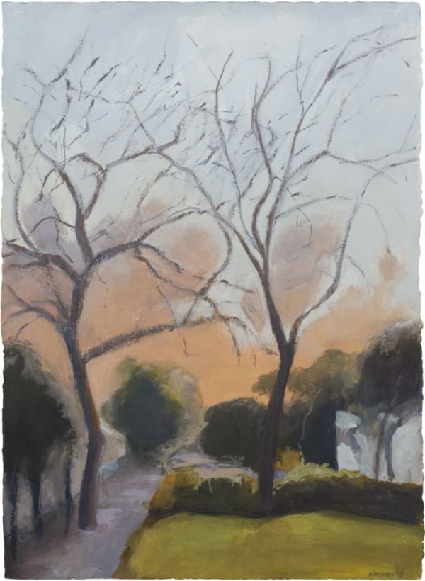 Peter Simpson, Winter Trees, Thurlow St, 2018
