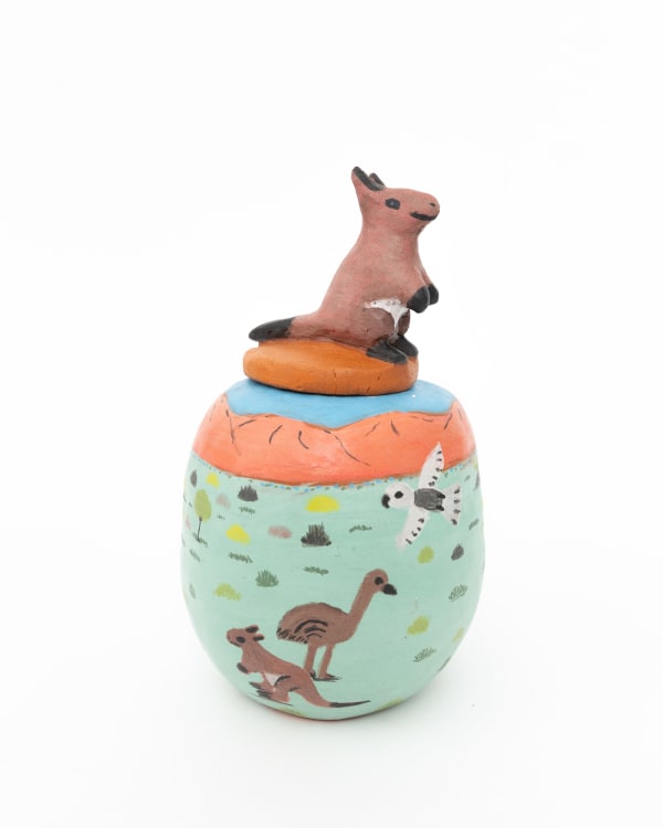 Hermannsburg Potters, Dawn Ngala Wheeler – Taking the Kids Swimming, 2024