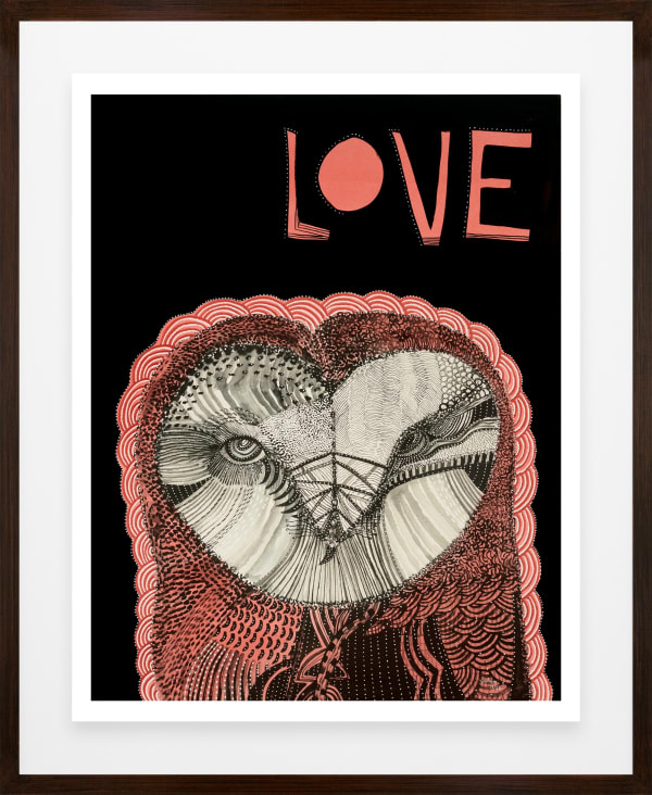 Joshua Yeldham, Kyoto Love Owl (large), 2017