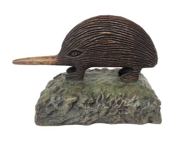 Dean Bowen, Baby Echidna (bronze base), 2025