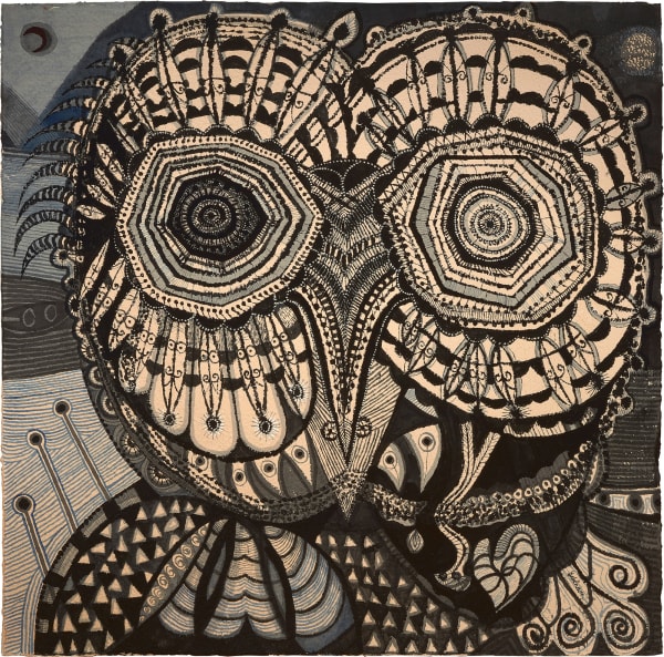Joshua Yeldham, Trance Owl, 2024