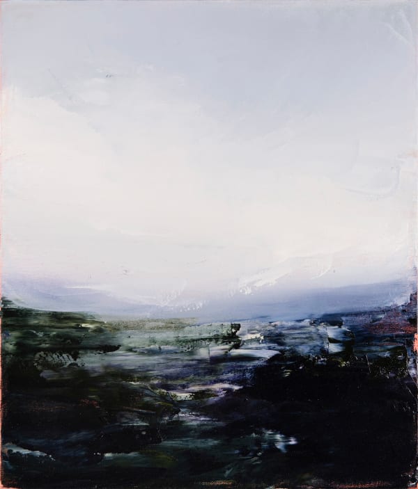 Aaron Kinnane, A searchlight and a silhouette, 2015