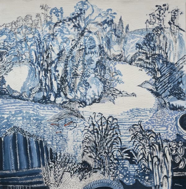 Joshua Yeldham, Blue Waterhole – Nashua, 2017