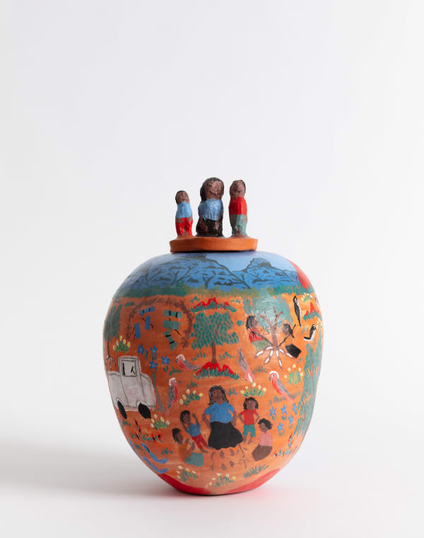 Hermannsburg Potters, Donna Purrula McNamara – Grandmother Teaching Us, 2025