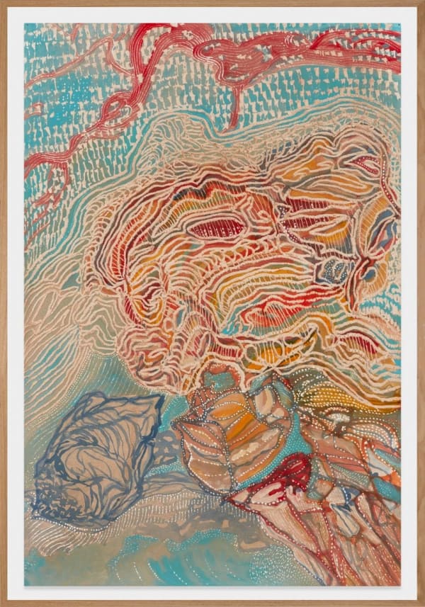 Joshua Yeldham, Blue Coral, 2020