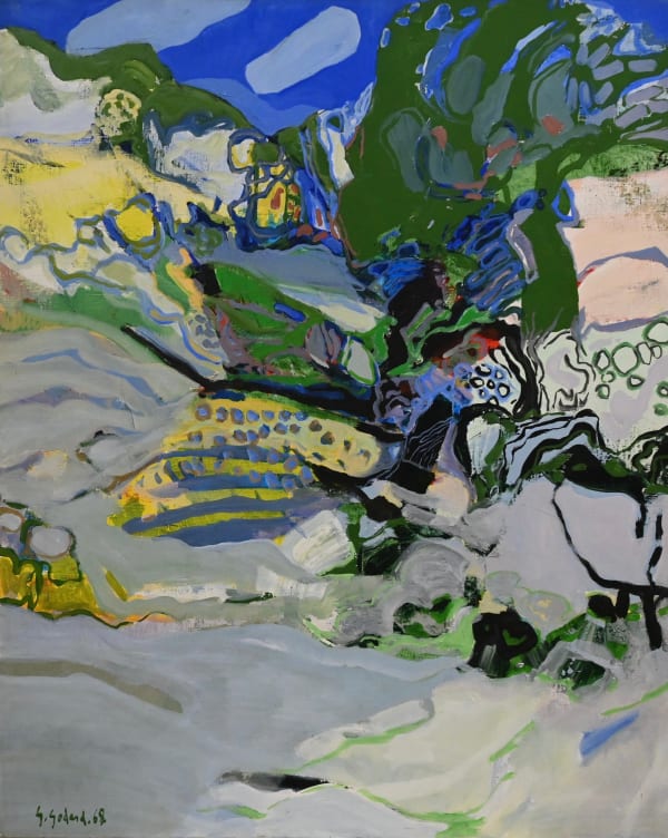 Gabriel GODARD, Le paysage rocheux, 1968