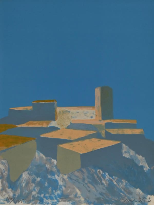 Roger MÜHL, Les villages sont construits sur les collines..., 1986