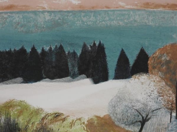 Guy BARDONE, Neige à la baie, 1988