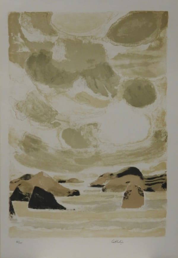 Bernard CATHELIN, Mer Intérieure, au large d' Onomitchi, 1977