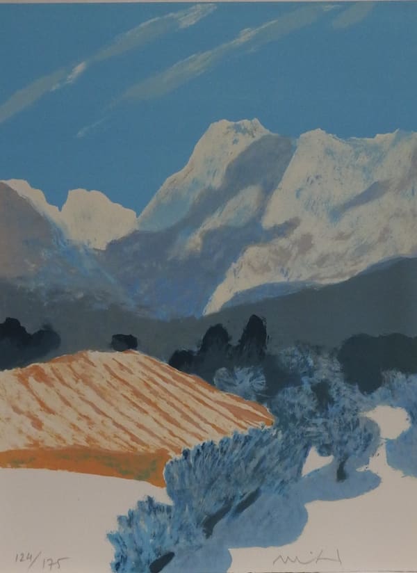 Roger MÜHL, Provence V, Au midi, là-bas une barre de montagnes, 1986