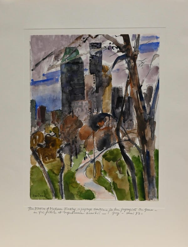 Guy BARDONE, Paysage Americain (New York City), 1973