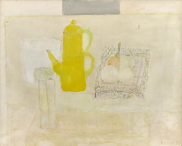 Pierre LESIEUR, La cafetière jaune, 1980