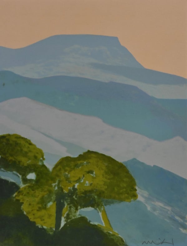 Roger MÜHL, Au-delà du vallon se dressait..., 1986