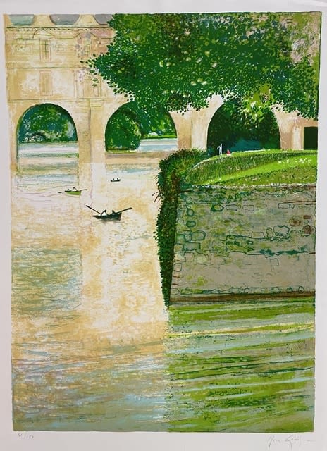 René GENIS, Bords du Chenonceau, 1989