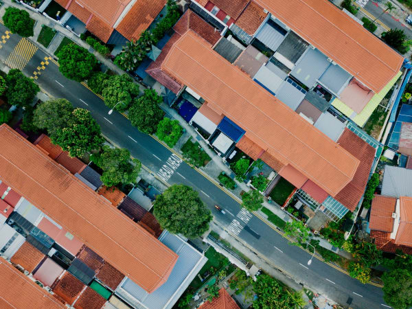 Oliver Routledge, Untitled Roofscape V